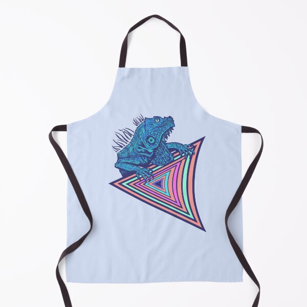 Item preview, Vaporwave Iguana Illustration | Retro Synthwave Geometric Reptile designed and sold by Half Mess.