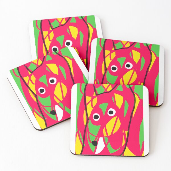 Item preview, Abstract Colourful Quirky Fox Print designed and sold by TheSnugGirl.