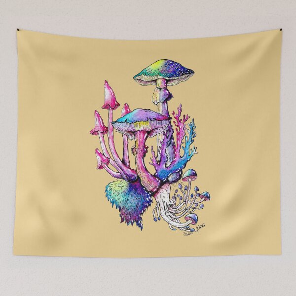 Item preview,  Watercolor Mushrooms and Corals designed and sold by ThaisMelo.