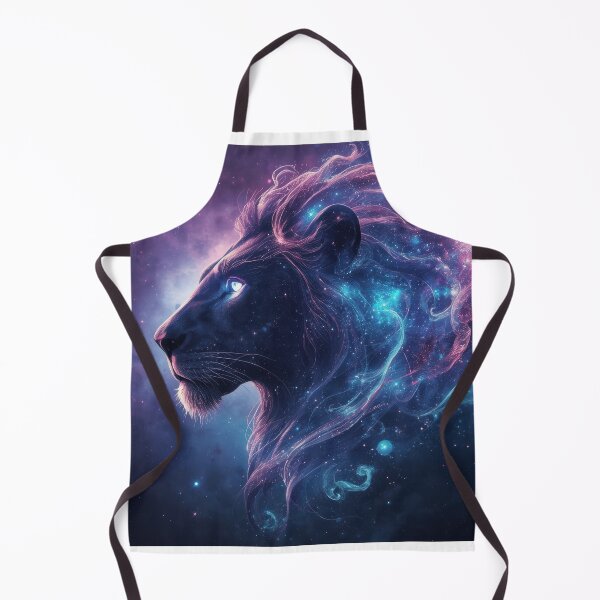 Item preview, Galactic Lion Portrait with Cosmic Colors designed and sold by Nick Seidel.