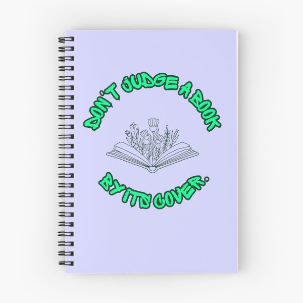 Item preview, Don't Judge a Book by Its Cover – Reading & Knowledge Quote Design designed and sold by porjuleshop.