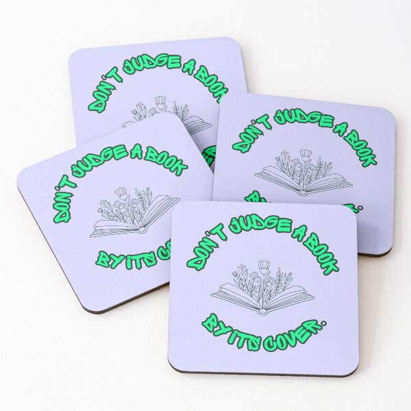 Item preview, Don't Judge a Book by Its Cover – Reading & Knowledge Quote Design designed and sold by porjuleshop.