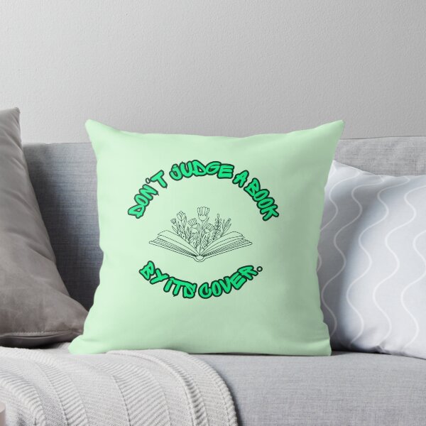 Item preview, Don't Judge a Book by Its Cover – Reading & Knowledge Quote Design designed and sold by porjuleshop.