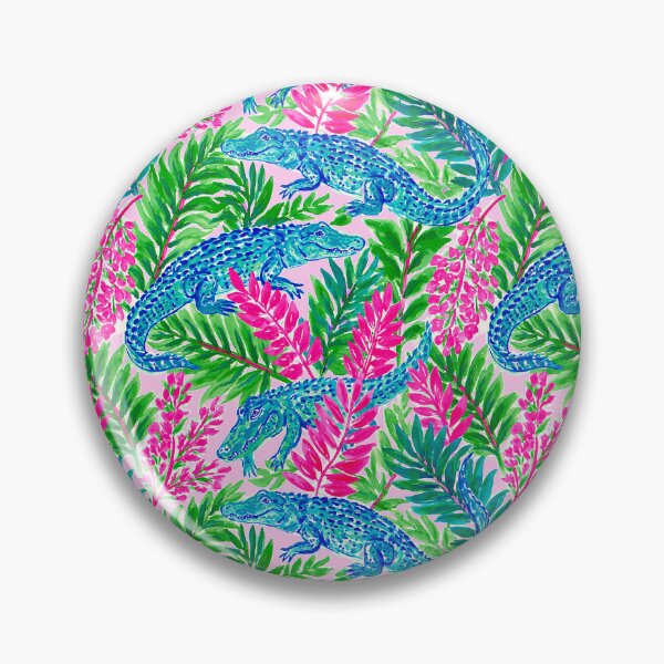 Item preview, Preppy Alligator Pattern | Colorful Southern Gator Aesthetic Design designed and sold by ThePreppyArtist.