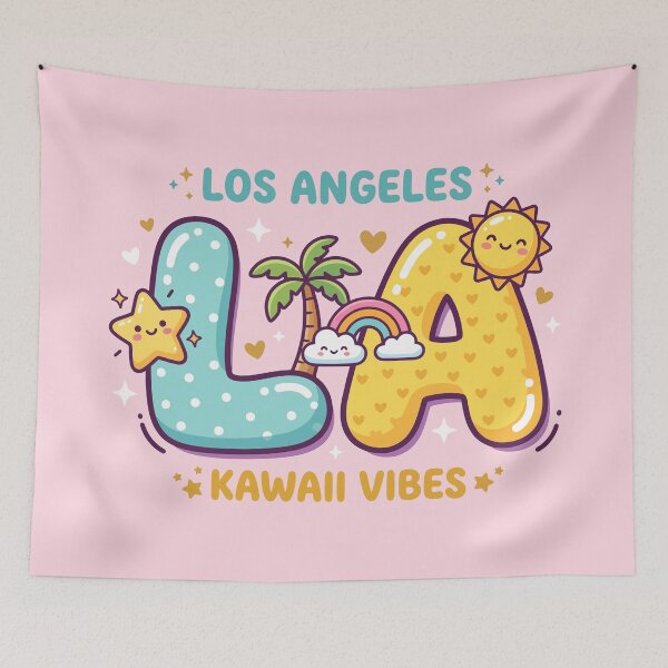 Item preview, Los Angeles Kawaii Vibes designed and sold by Amir Faysal.