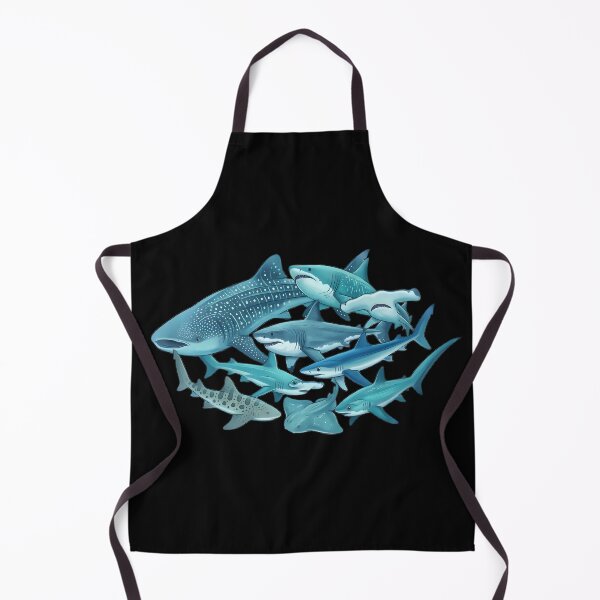 Item preview, Diverse Collection of Sharks and Rays Illustration designed and sold by By:MarcinK.