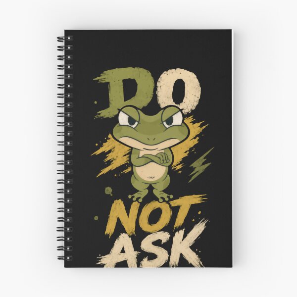 Item preview, Do Not Ask Grumpy Frog Introvert Humor designed and sold by HumansStuck12.