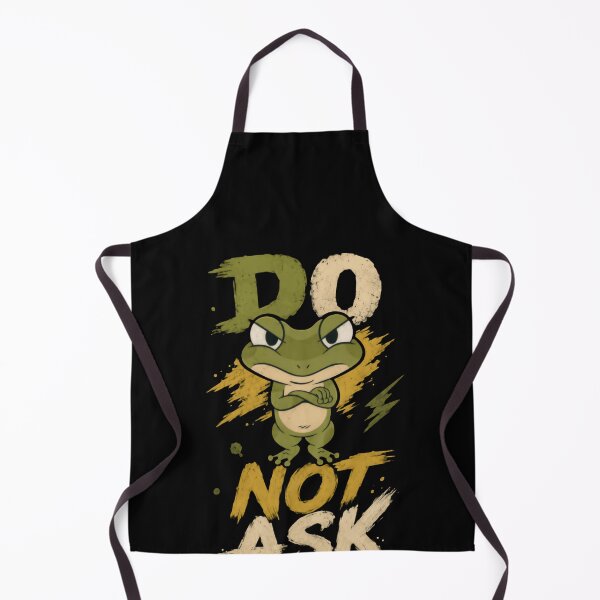Item preview, Do Not Ask Grumpy Frog Introvert Humor designed and sold by HumansStuck12.