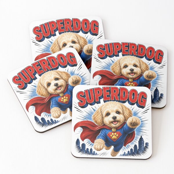 Item preview, Superdog the Maltipoo designed and sold by Lieblingspfote.