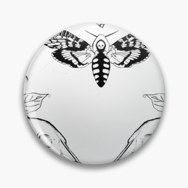 Item preview, Death’s-head moth with deer skull, crystals and deadly nightshade designed and sold by EricaVollmer.