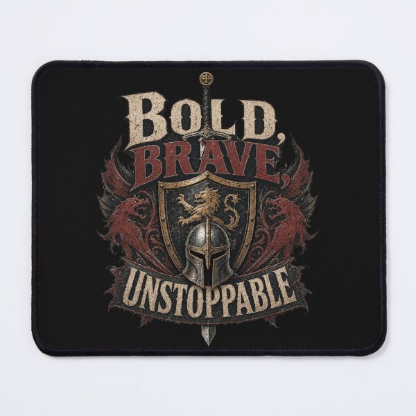 Item preview, Bold Brave Unstoppable | Motivational Confidence Mindset Shirt designed and sold by rushaib.