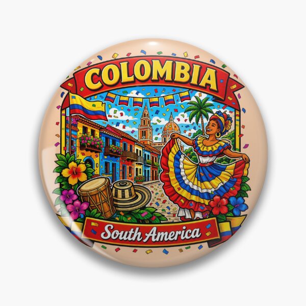 Item preview, Colombia Festival - Celebration in South America designed and sold by Myra365Art.