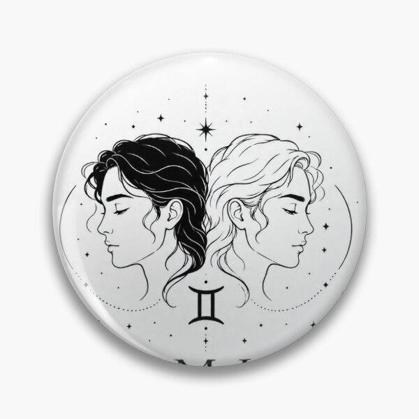 Item preview, Gemini Zodiac Sign designed and sold by Curious-Cosmos.