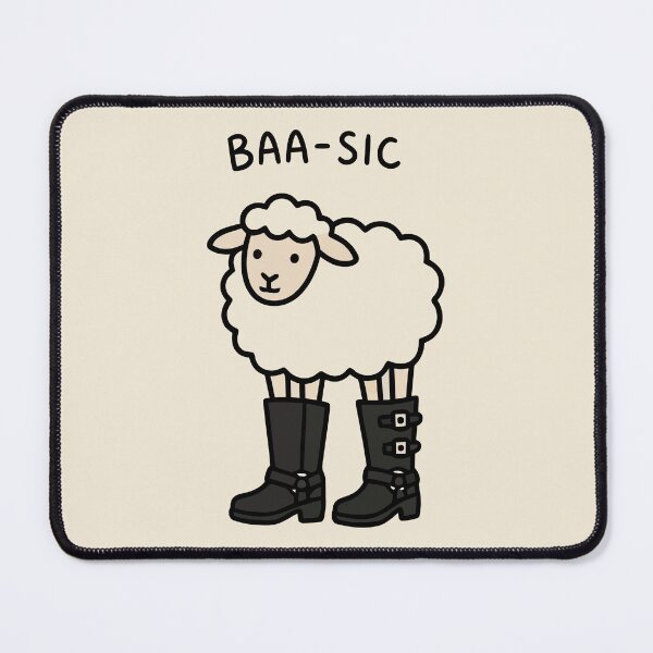 Item preview, Funny Baa-sic Sheep in Boots designed and sold by Amir Faysal.