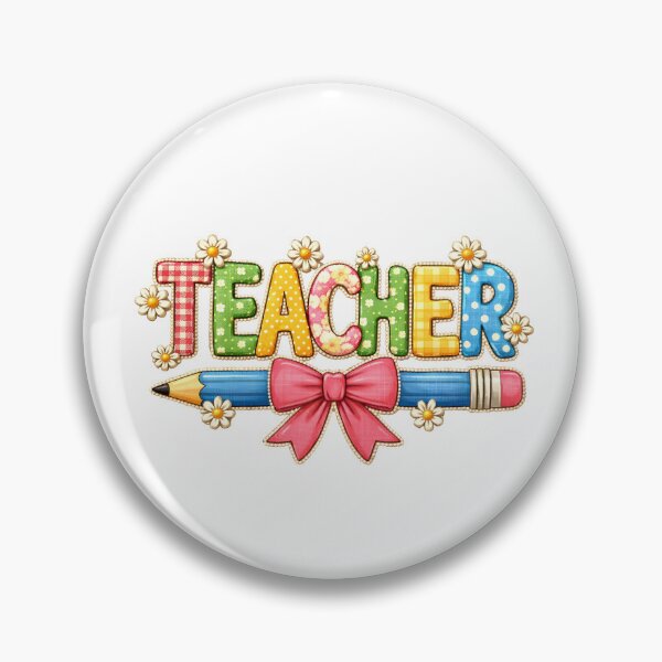 Item preview, Floral Teacher Typography Back to School Design designed and sold by Color World.
