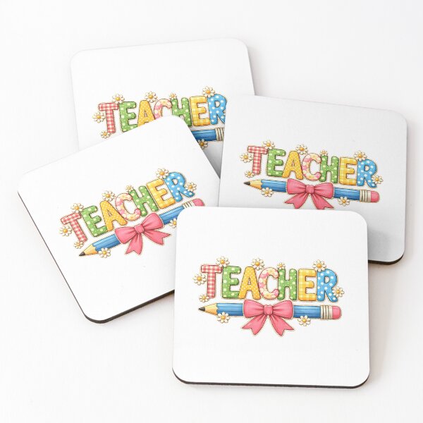 Item preview, Floral Teacher Typography Back to School Design designed and sold by Color World.