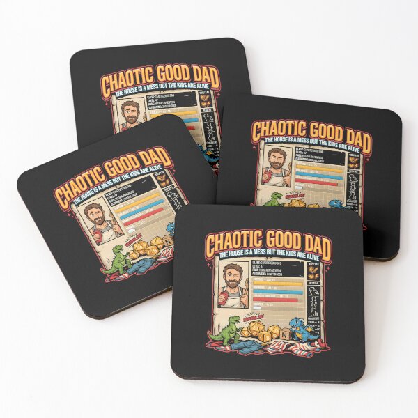 Item preview, Chaotic Good Dad The House is A Mess But The Kids are Alive Parenting Critical Success designed and sold by Redgiant87x.