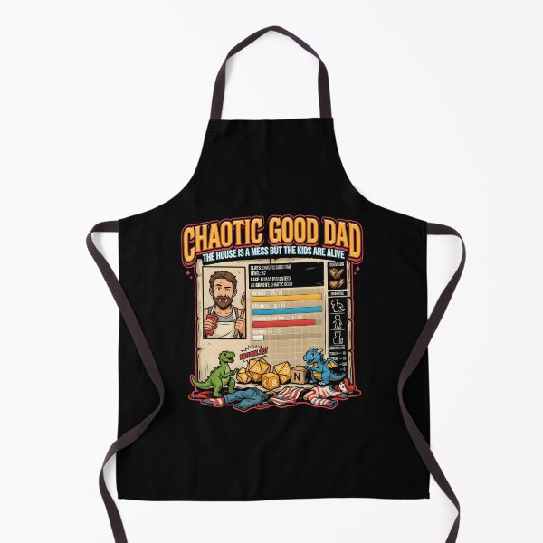 Item preview, Chaotic Good Dad The House is A Mess But The Kids are Alive Parenting Critical Success designed and sold by Redgiant87x.