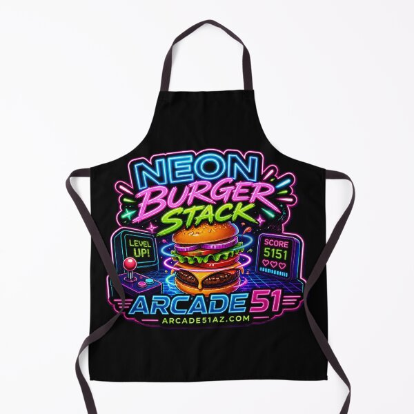 Item preview, Arcade 51: Neon Burger Stack designed and sold by Arcade51az.