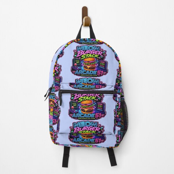 Item preview, Arcade 51: Neon Burger Stack designed and sold by Arcade51az.