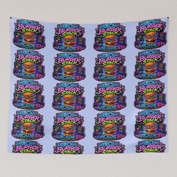 Item preview, Arcade 51: Neon Burger Stack designed and sold by Arcade51az.