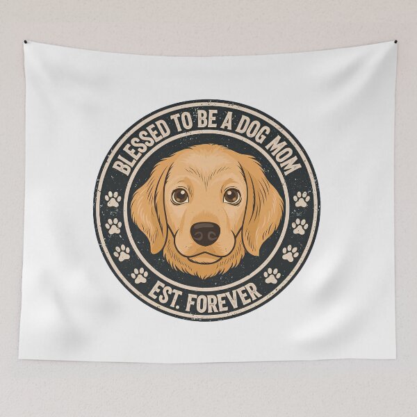 Item preview, Dog Mom Shirt | Blessed to be a Dog Mom Tee | Golden Retriever Mom Gift | Dog Lover T-Shirt Women designed and sold by UnateStudio.