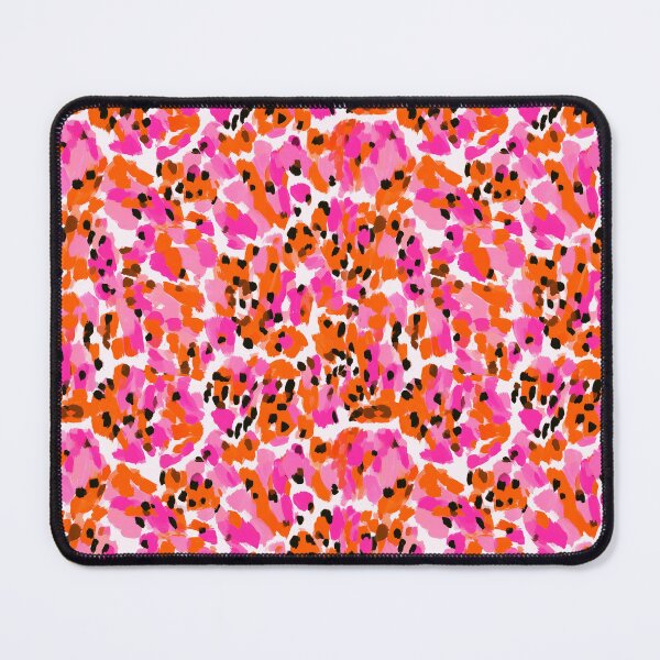Item preview, Pink & Orange Leopard Print | Preppy Colorful Animal Pattern Design designed and sold by ThePreppyArtist.