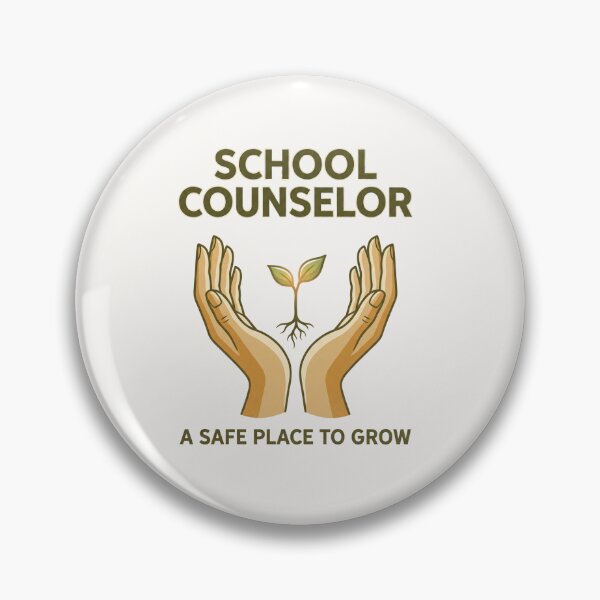 Item preview, School Counselor Vintage Art Safe Place To Grow designed and sold by Lucysthoughts.