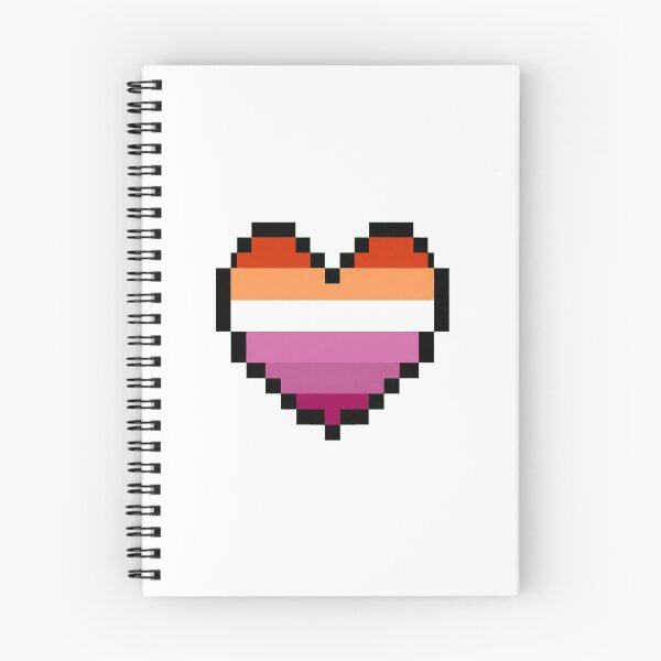 Item preview, Lesbian Pride Pixel Heart designed and sold by SYCESTORE.