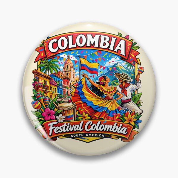 Item preview, Colombia Festival - Celebration in South America designed and sold by Myra365Art.