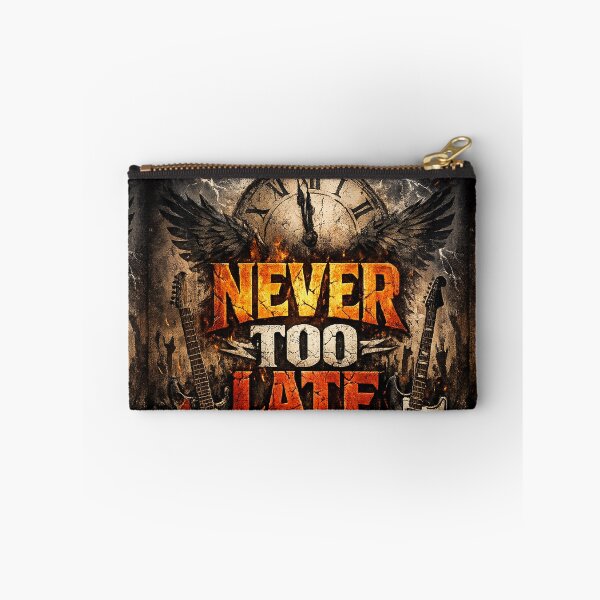 Item preview, Too Late Heavy Metal Skull Guitar Artwork designed and sold by Hookesmode.