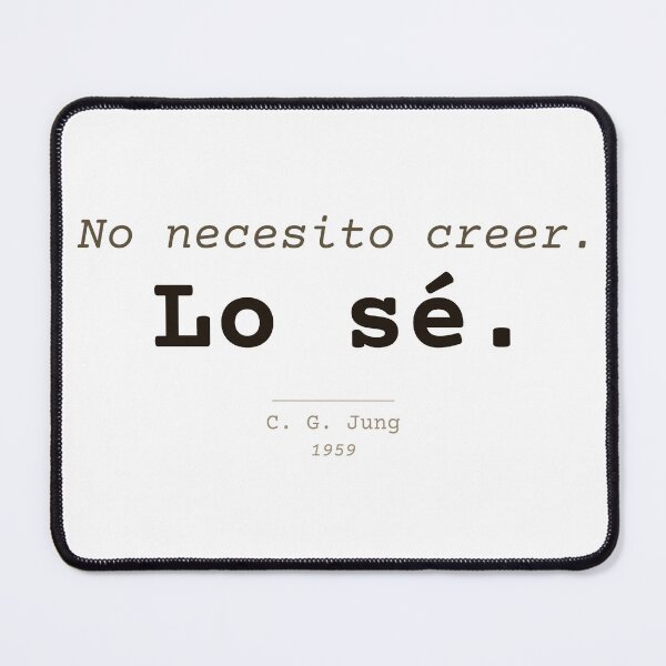 Item preview, Carl Jung "I Know" Quote designed and sold by Will-to-Power.