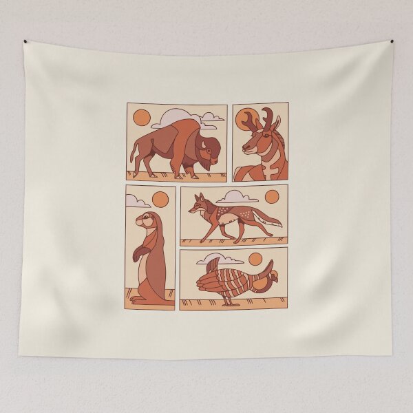 Item preview, Animals of the prairie designed and sold by Erika Vaigel Creations.