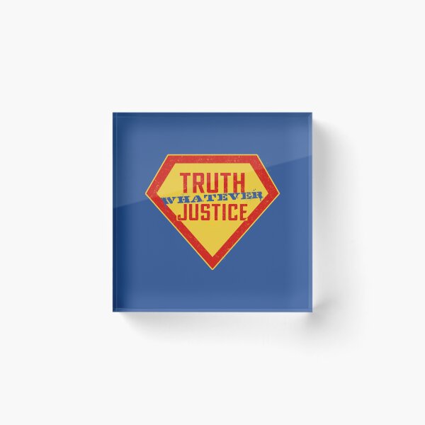 Item preview, Truth Justice Whatever Supergirl 2026 Quote designed and sold by brewedinrain.