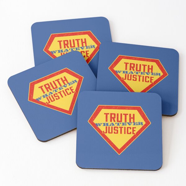 Item preview, Truth Justice Whatever Supergirl 2026 Quote designed and sold by brewedinrain.