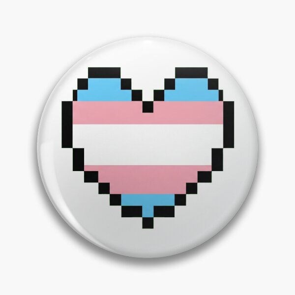 Item preview, Transgender Pride Pixel Heart designed and sold by SYCESTORE.