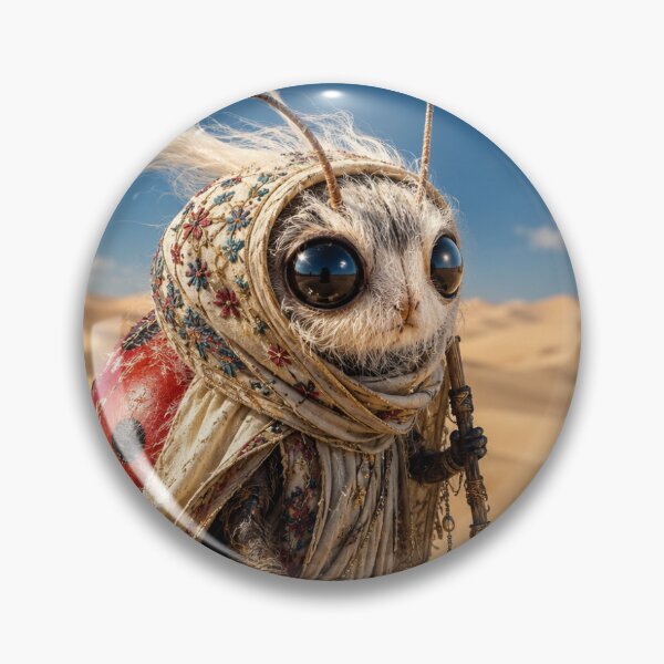 Item preview, The Desert Ladybug Wanderer – Whimsical Fantasy Nomad Art designed and sold by marianka91.