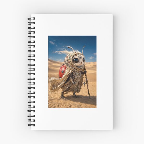 Item preview, The Desert Ladybug Wanderer – Whimsical Fantasy Nomad Art designed and sold by marianka91.