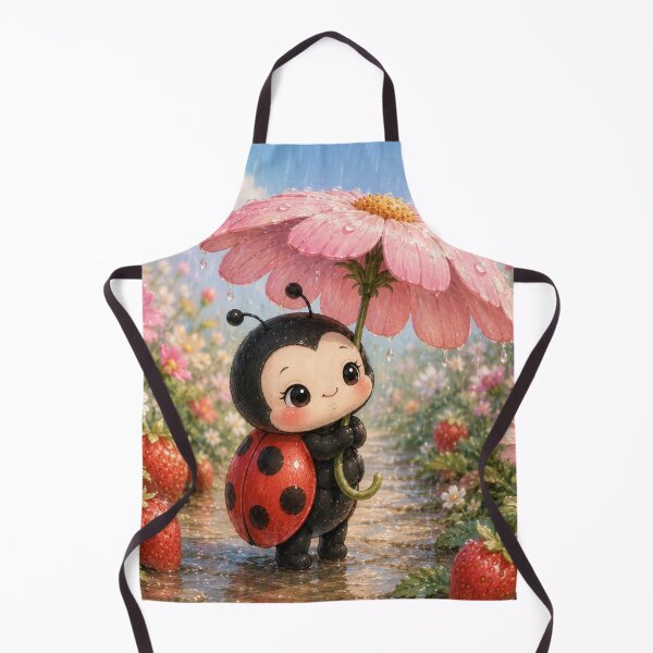 Item preview, Cute Ladybug with Flower Umbrella designed and sold by Design by Sara.