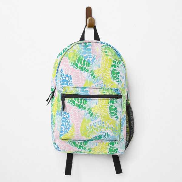 Item preview, Pink Blue & Yellow Snake Print | Preppy Colorful Animal Pattern Design designed and sold by ThePreppyArtist.