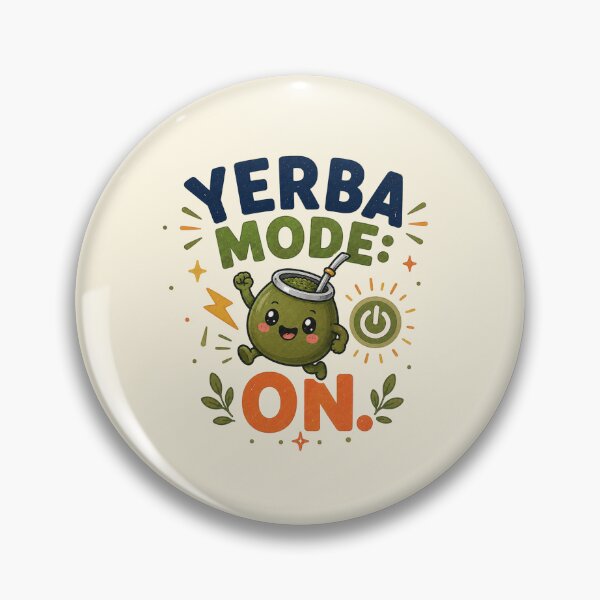 Item preview, Yerba Mode On Funny Caffeine Power Cute Design designed and sold by BlackSector77.