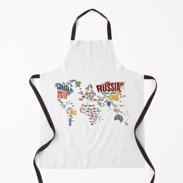 Item preview, World Map Made of Country Names designed and sold by ali prints.