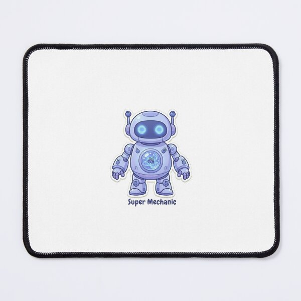 Item preview, Blueberry Robot – Super Mechanic designed and sold by MalinStyle.