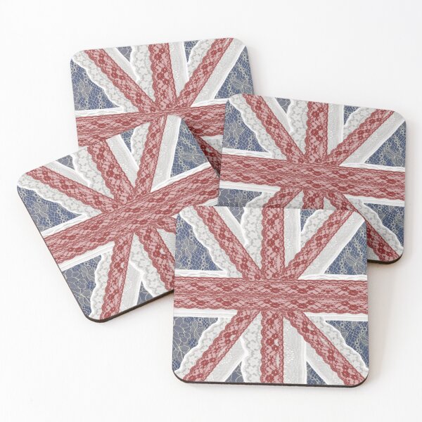 Item preview, Lace Union Jack flag designed and sold by aliroseart.