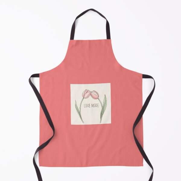 Item preview, two leaning tulips – LOVE MODE artwork LİNE ART type minimalist with love mode writing designed and sold by wallartofmio.