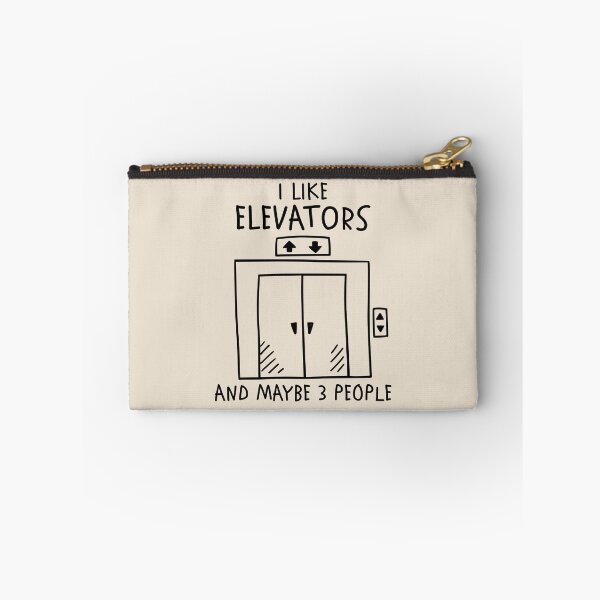Item preview, I Like Elevators And Maybe 3 People Funny Elevator Lover Humor designed and sold by KLArtzStore.