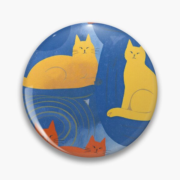 Item preview, Cobalt Cats At Noon Poster designed and sold by djovan.