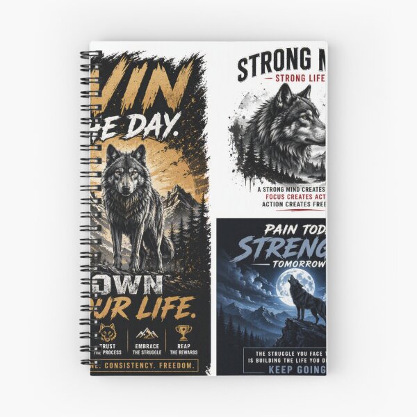 Item preview, Wolf Motivation Power Pack designed and sold by WOLFSTREETCO.