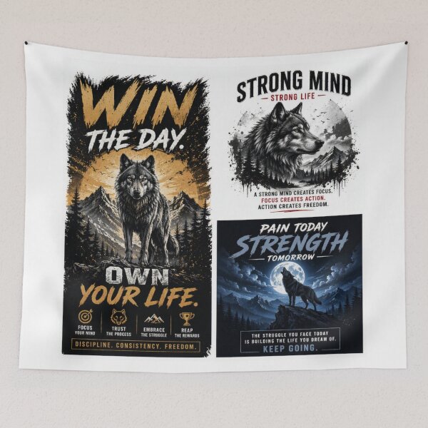 Item preview, Wolf Motivation Power Pack designed and sold by WOLFSTREETCO.