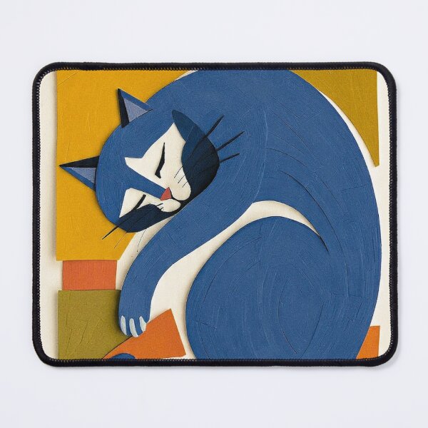 Item preview, Sleeping Blue Cat Still Life designed and sold by djovan.
